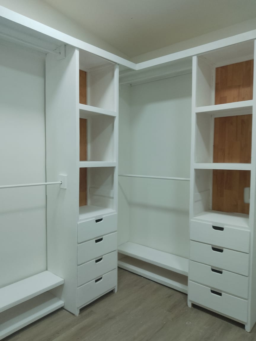 Closet esquinado personalizado